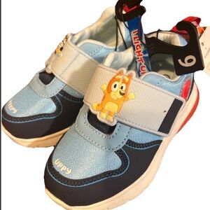 Bluey Kids Light-Up Sneakers - Blue and White